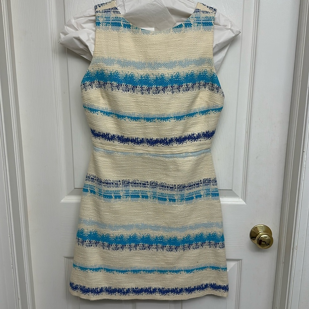 Alice and Olivia Open Back Mini Dress